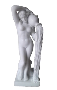White Marble Figure Statue,Stone Carving Human Sculpture