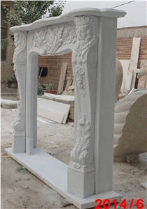 White Marble Fireplace, Hunan White Marble Fireplaces