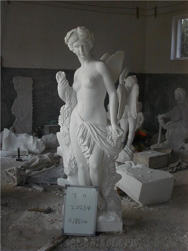 white marble sculpture,western statues,women stone sculptures
