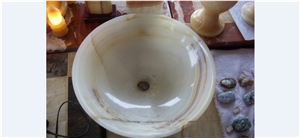 White Onyx Sinks & Basins