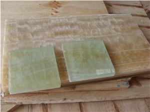 Wholesale High Quality Green Onyx Composite with Glass