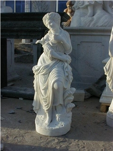 Woman Carving Statue,Western Figure Statue,Outdoor Garden Sculpture