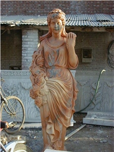 Woman Carving Statue,Western Figure Statue