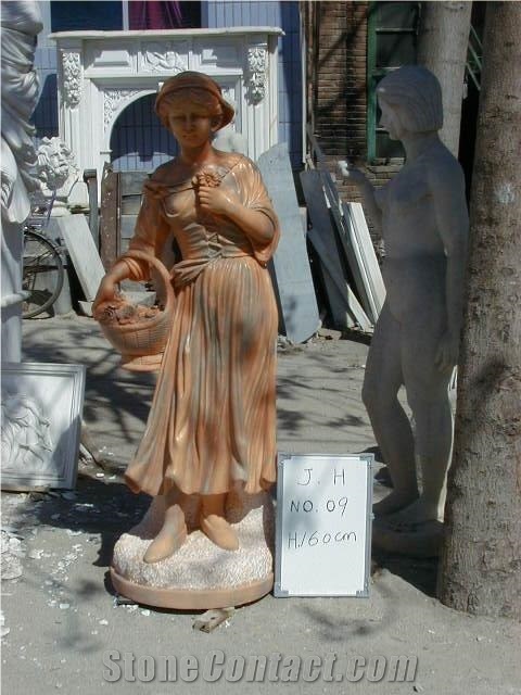 Woman Sculptures,Western Figure Statue, Outdoor Garden Marble Sculptures