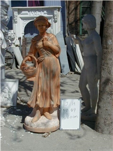 Woman Sculptures,Western Figure Statue, Outdoor Garden Marble Sculptures