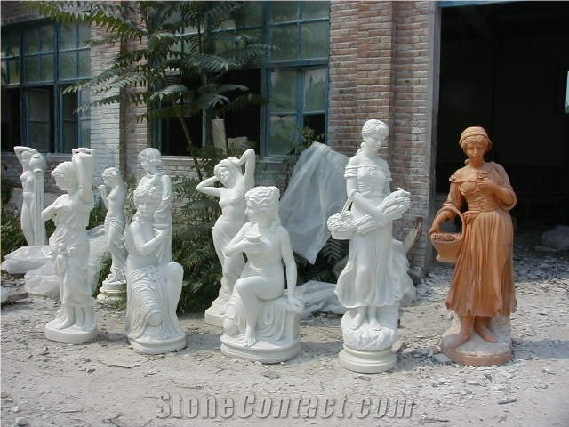 woman stone statues,Roman figure status,western scupltures