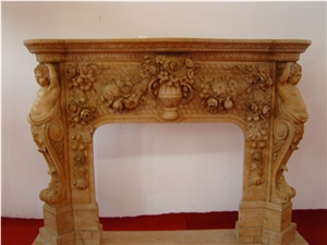 yellow fireplace mantel,modern fireplace mantel,stone fireplace mantel