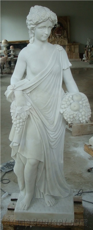 young girls sculpture,woman statues,garden figure stone carving