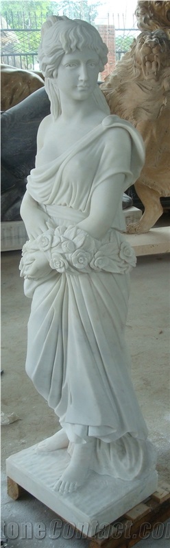 younger lady sculpture,handcarved women statues,western figure statue