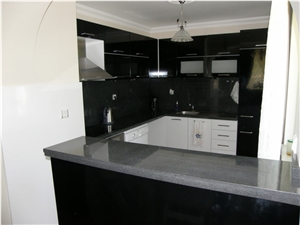 Absolute Black Granite and Padang Dark Granite Kitchen Countertop