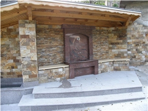 Granite and Slate Design Wall Mounted Fountain