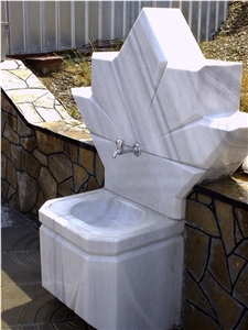Marmara Equator Marble Fountain, Wall Fountains