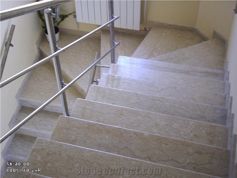 Perlato Royal Limestone Stairs
