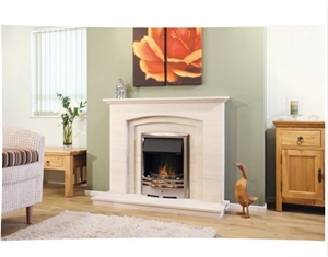 Clarendon Seventeen Natural Portuguese Lime Stone Fireplace