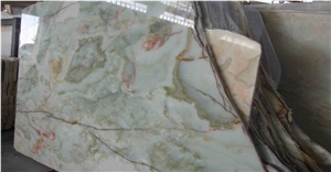 Iran Jade Green Onyx Slabs