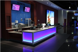 Nightclub&Cinema Design Reception Counter with Led Light