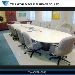 Tw Hot Selling Good Quality Conference Office Desk,Modern Curved Edge Office Table