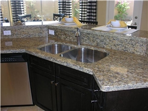 Adoquin Amarillo Granite Kitchen Countertop