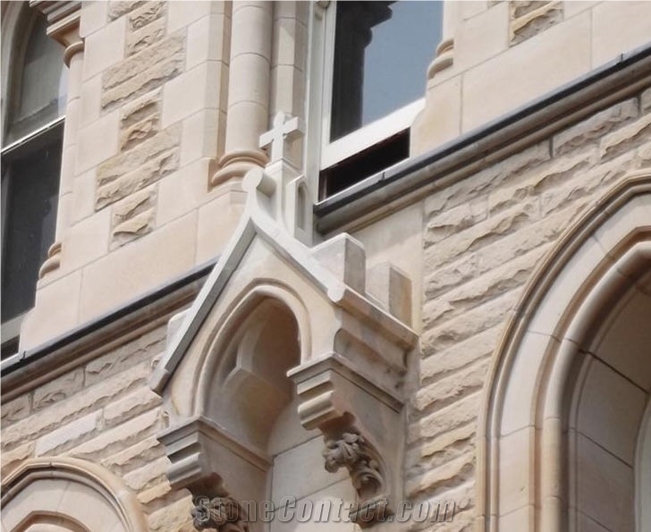 Banker Works, Building Ornaments, Western Gold Yellow Sandstone Building Ornaments