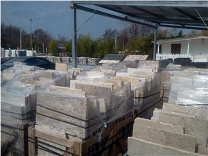 French Limestone Flooring Slabs & Tiles, France Beige Limestone
