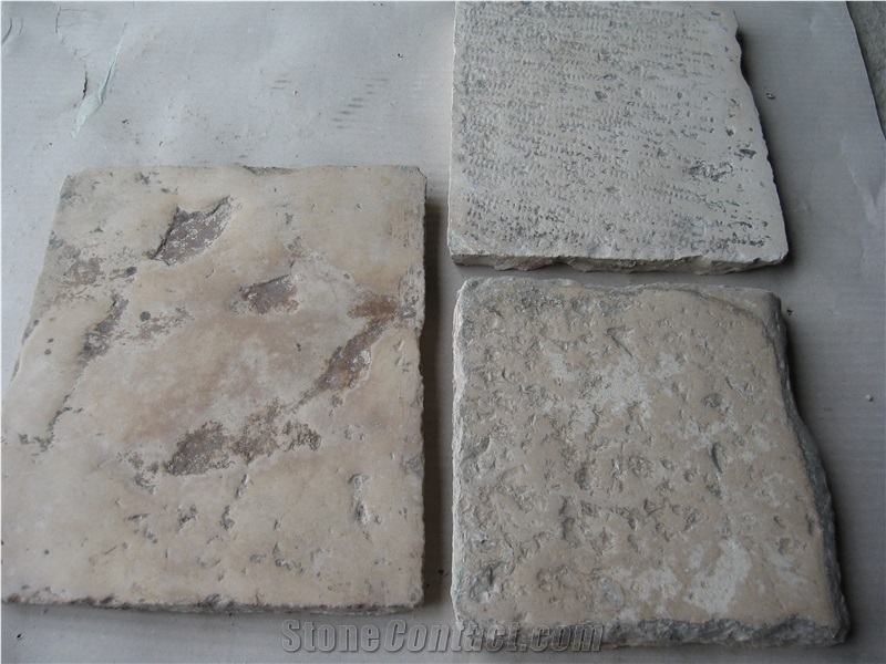 French Limestone Flooring Slabs & Tiles, Pierre De Bourgogne Limestone Slabs & Tiles