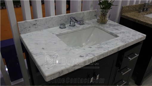 Distributor Granite Vanity Tops White, Bathroom Vanity Countertops