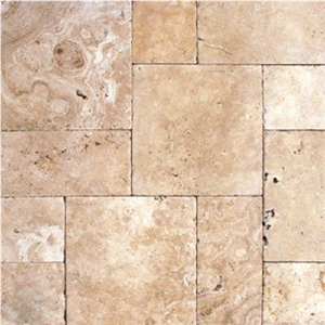 Coliseum Travertine Versailles Pattern for Patio Pavement-1.18" Thickness