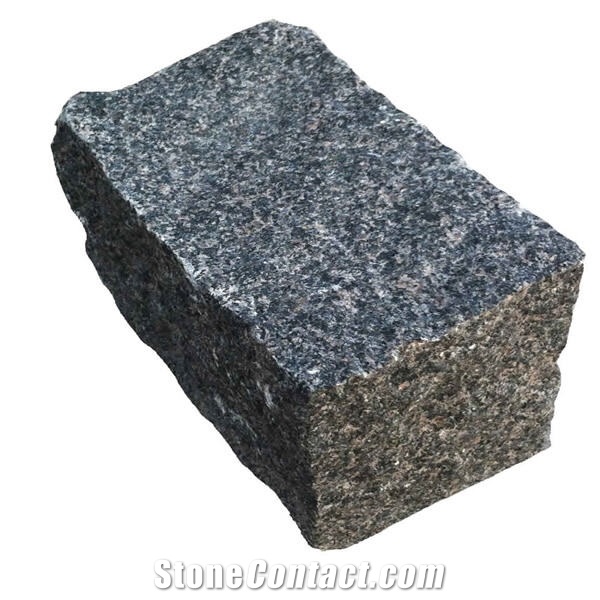 Bla Roenne Granite Cobble Stone, Paving Stone