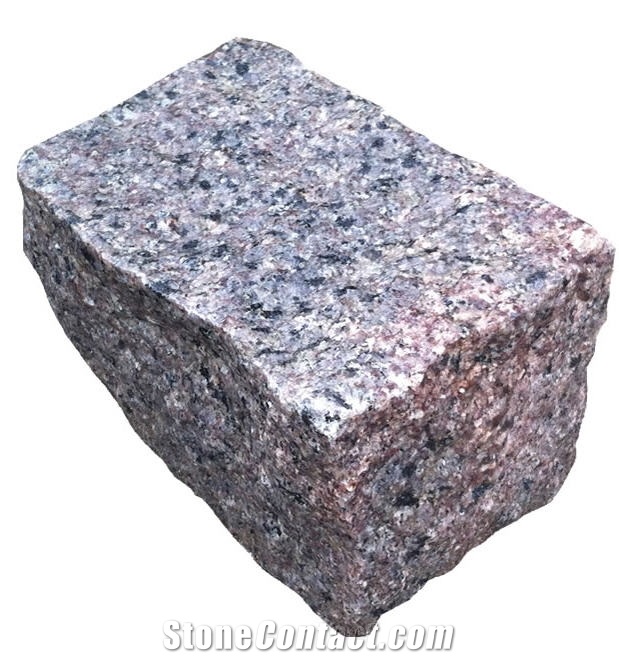Moselokke Granite Chopped Paving Stone, Cobbles