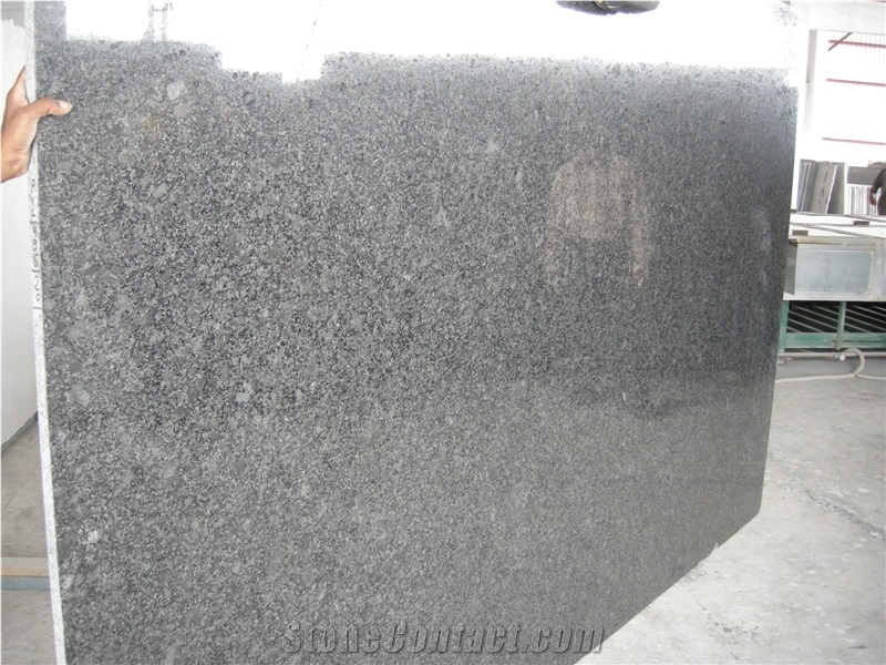 Black Galxy Granite Slabs & Tiles, India Black Granite