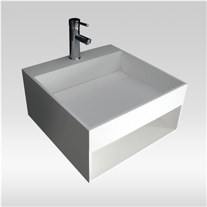 2014 New Solid Surface Bathroom Wash Basin (Jz1005)