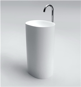 2014 New Solid Surface Freestanding Basin (Jz2008)