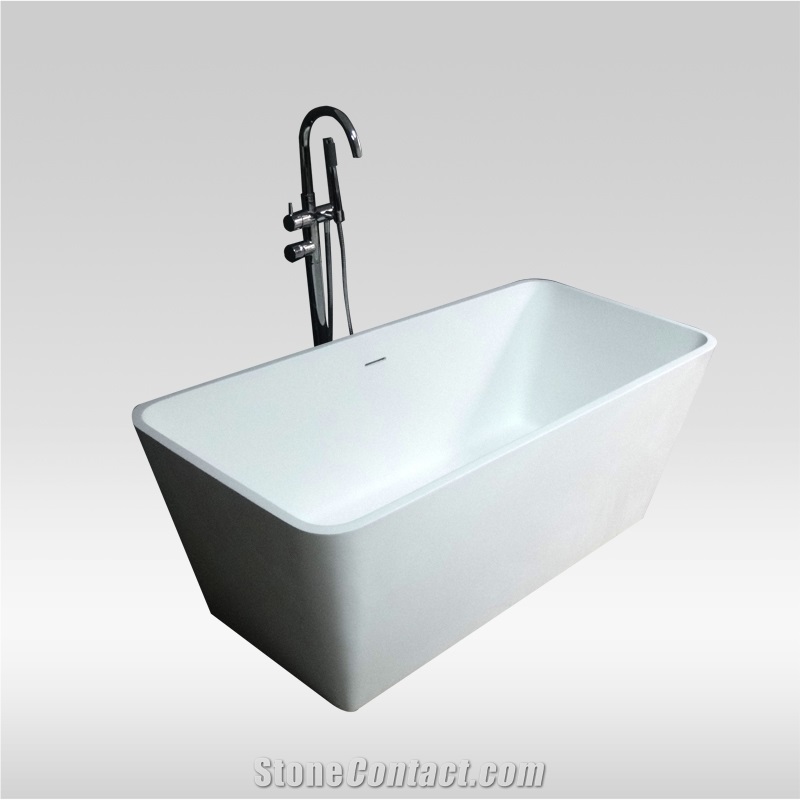 2014 New Solid Surface Freestanding Bathroom Bathtub (Jz8603)