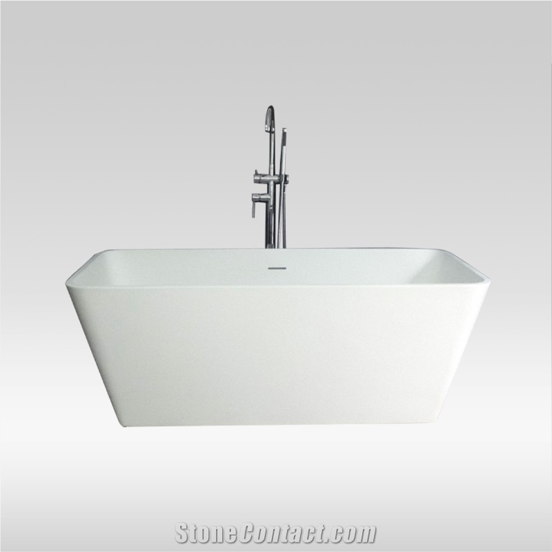 2014 New Solid Surface Freestanding Bathroom Bathtub (Jz8603)