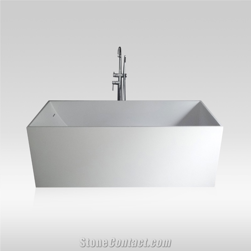 2014 New Solid Surface Freestanding Bathroom Bathtub (Jz8607)
