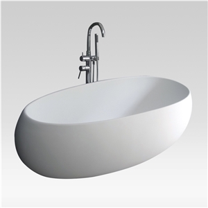 2014 New Solid Surface Freestanding Bathroom Bathtub (Jz8622)
