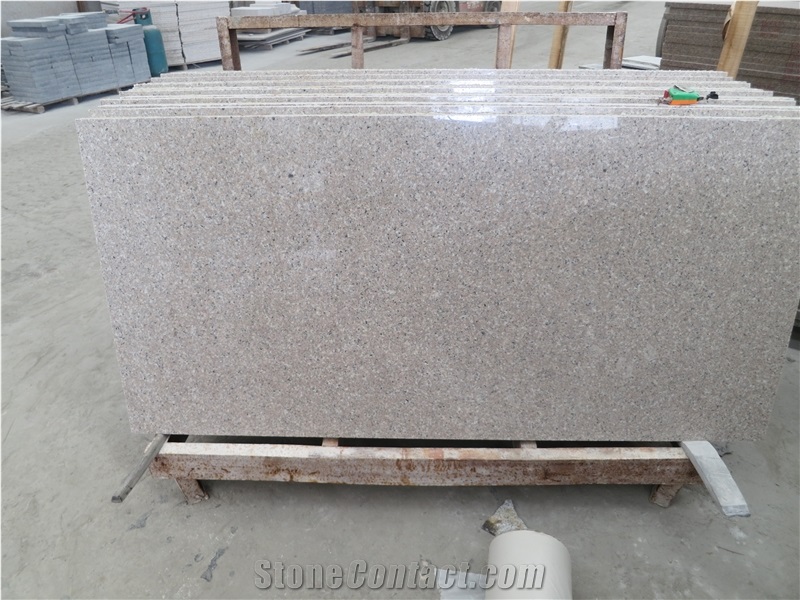 G681 Granite,Polished China Shrimp Pink Granite Slabs & Tiles