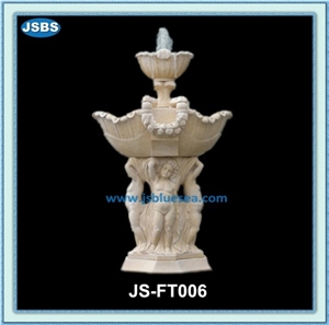 Garden Water Fountain, Natural Marble Fountains