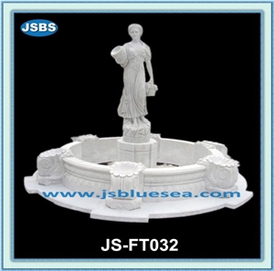 Stone Water Fountain, Natural Marble Fountains
