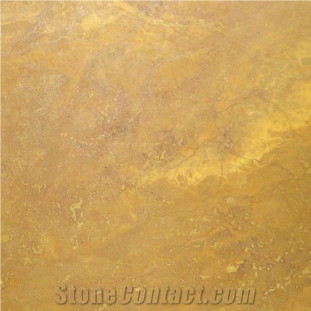 Golden Sienna Honed & Filled 1st Quality Random 2cm Travertine Slab