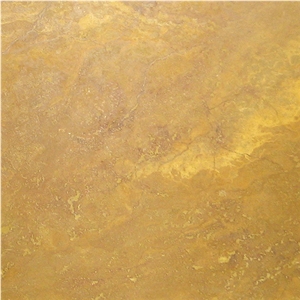 Golden Sienna Honed & Filled 1st Quality Random 2cm Travertine Slab