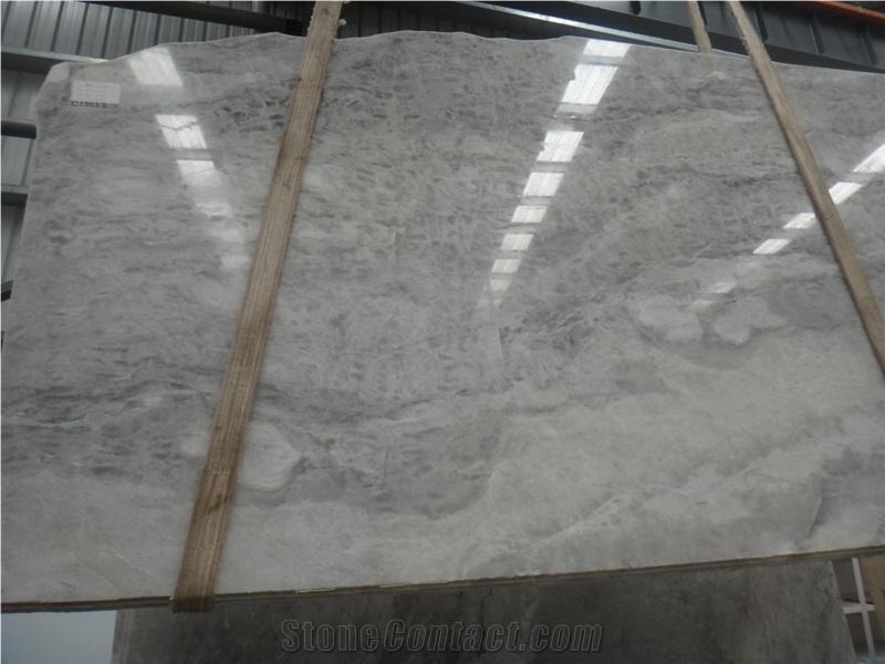 Agud Grey Ice Crystal Marble Slab Tile for Wall Cladding,Imperial Gray Marble Cut to Size Panel for Hotel Floor Covering