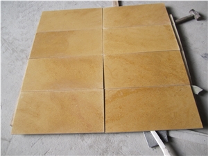 Armenia Gold Limestone Slabs Tiles Honed,Yellow Coral Stone Machine Cut Panel for Villa Exterior Wall Cladding,Floor Covering