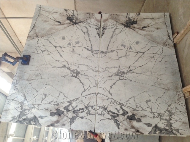 Bianco Calacatta New Marble Fantastico Vein Slab Tile,Italy White Marble Hotel Floor Covering,Wall Cladding