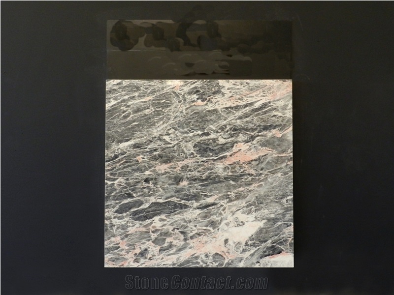 Boudurex Cuckoo Red Marble Slab Tile, Pink Veins Marble Machine Cut Panel Hotel Floor Covering,Wall Cladding Pattern