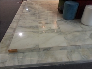 Calacatta Donato Gold Marble Slab Tiles,Italy White Marble White Panel Hotel Floor Covering,Wall Cladding