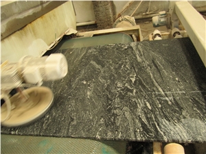 Galaxy Snow Grey Wave Black Granite Tile Slabs for Wall Cladding ,Floor Covering Pattern