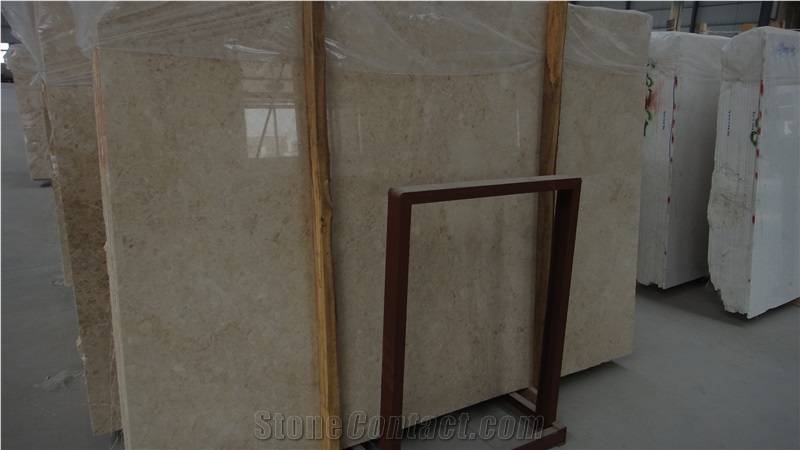 Oscar Beige Marlbe Slab Tile,Turkey Antalya Beige Marble Panel Machine Cut for Walling,Hotel Project Floor Covering Pattern