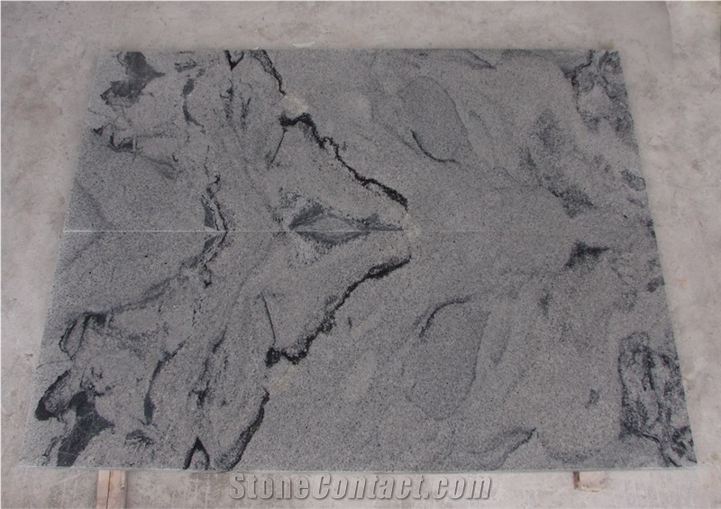 Stone Fair Hot Product China Viscont White Granite Bookmatched Slabs, Landscaping White Granite Walling, Flooring Tiles