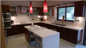 Caesarstone Classico Polished Surface, Viento Surface Countertop, Island Top & Support